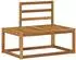 vidaXL Outdoor End Sofa 2-teilig, natur, 182,5x63x73cm (900478)
