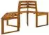 vidaXL Baumbank 160x70x86cm Akazienholz massiv, natur