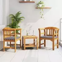 vidaXL Rosenbank Natur 68,5 x 46 x 82,5 cm Massivholz Akazie