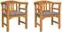 vidaXL Rosenbank Akazienholz massiv cremeweiß 68,5x46x82,5cm (42024778)