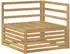vidaXL Outdoor-Ecksofa Massivholz Akazie weiß 83x83x73cm (901571)