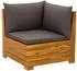 vidaXL Outdoor-Sofagarnitur 11-teilig Akazienholz braun (3403110)