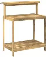 vidaXL Outdoor Umtopfbank 86,5 x 48,5 x 106 cm Massivholz Akazie