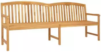 vidaXL Rosenbank, handgefertigt, Teak Massivholz, 228x60x90cm (42030016)