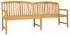 vidaXL Rosenbank, handgefertigt, Teak Massivholz, 228x60x90cm (42030016)