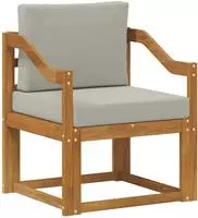 vidaXL Outdoor-Sofagarnitur Massives Akazienholz und Polyester