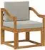 vidaXL Outdoor-Sofa Akazienholz und Polyester (3436248)