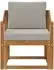 vidaXL Outdoor-Sofa Akazienholz und Polyester (3436248)