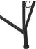 vidaXL Baumbank 4-Sitzer, halbrundes Stahl, schwarz (42029524)