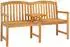 vidaXL Rosenbank handgefertigt, Teak Massivholz, 150,5x60x95cm