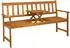 vidaXL Gartenbank 158x55x89cm Massivholz Akazie, natur
