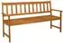 vidaXL Gartenbank 158x55x89cm Massivholz Akazie, natur