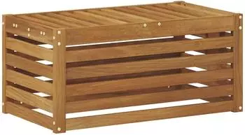 vidaXL Gartenbank Akazienholz massiv, natur, 79x43x37cm (900681)