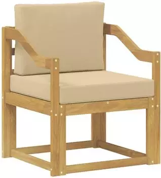 vidaXL Outdoor-Sofagarnitur Polyester, wei&szlig;/beige, 2-tlg. (3438992)