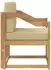 vidaXL Outdoor-Sofagarnitur Polyester, weiß/beige, 2-tlg. (3438992)