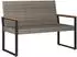 vidaXL Gartenbank 2-Sitzer Poly-Rattan 107x61x80cm (42025340)
