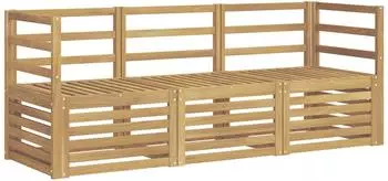 vidaXL Gartenlounge-Set Massivholz Akazie, 3-tlg. (3391294)
