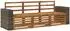 vidaXL Sofa-Set 3-tlg., massives Akazienholz