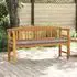 vidaXL Rosenbank Massivholz Akazie 157x46x82,5cm