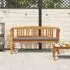 vidaXL Rosenbank Massivholz Akazie 157x46x82,5cm