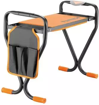 FUXTEC FX-KB1 Kniebank klappbar mit Werkzeugtasche & Polster (FX-KB1)