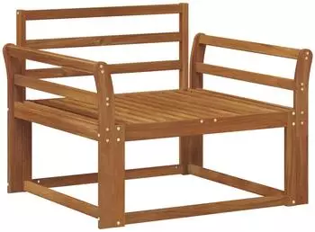 vidaXL Outdoor Mittelsofa aus massivem Akazienholz, natur