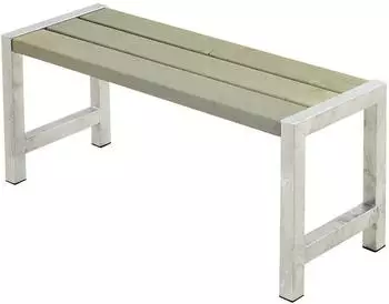 Plus A/S Cafébank Kiefer graubraun 127cm (RAL 7023)