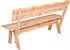 Garden Pleasure RANGUN Gartenbank 2-Sitzer, Holz natur, 150cm (985298)