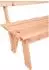 Garden Pleasure RANGUN Gartenbank 2-Sitzer, Holz natur, 150cm (985298)