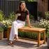 CLP Broome Gartenbank Teakholz 110cm