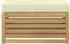 vidaXL Outdoor Hocker Bank Akazie Massivholz weiß gewaschen (901686)