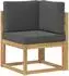 vidaXL Outdoor-Sofagarnitur 10-tlg., weiß und anthrazit (3388286)