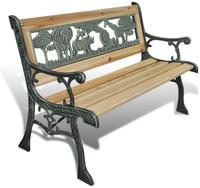 vidaXL Kinder-Gartenbank 84 cm Holz