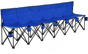 Outsunny Campingbank 279 x 48 x 8cm blau 84B-066BU