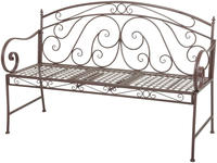 Garden Pleasure Gartenbank "Saket" mit hochklappbarem Tisch, BxTxH: 141x53x96 cm