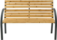 Juskys Gartenbank Modena &ndash; 2-sitzer Holzbank Mit Armlehnen & R&uuml;ckenlehne &ndash;