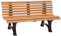 Modante GARTENBANK Braun, Dunkelbraun, Hellbraun 150x80x64 cm