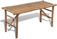 vidaXL Gartenbank Klappbar 118 cm Bambus
