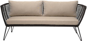 Bloomingville Mundo Outdoor Lounge 175x74x72cm schwarz beige