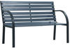 vidaXL Garden Bench in Grey Wood 120 cm