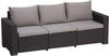 Allibert California Loungesofa 3-Sitzer braun taupe