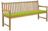 vidaXL Garden bench 175 cm with cushion light green