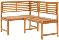 vidaXL Garten-Eckbank 140 cm Massivholz Akazie