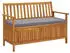 vidaXL Gartenbank mit Stauraum 120 cm Massivholz Akazie
