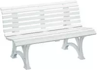 Blome Gartenbank Helgoland 3-Sitzer L&auml;nge 1500 mm wei&szlig;
