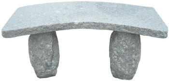 Dehner Granit-Gartenbank gebogen 2-Sitzer (2741668)