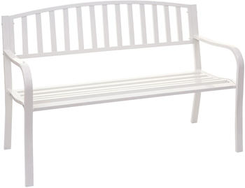 Mendler HWC-F43 2-Sitzer Stahl wei&szlig; (76747)