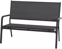 Siena Garden N40082, Siena Garden N40082 Gartenbank Aluminium, Teakholz Anthrazit