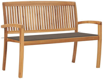 vidaXL Stapelbare Gartenbank taupe (3063287)