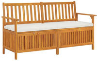 vidaXL Truhenbank mit Kissen 148 cm Massivholz Akazie